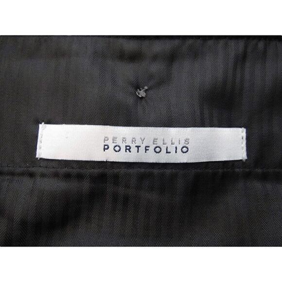 Perry Ellis Gray Slim Fit Dress Pants Sz 33 x 32 - Picture 5 of 5